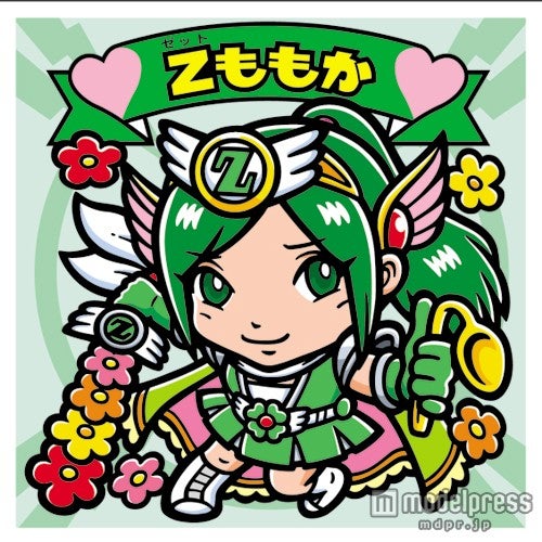 有安杏果が描かれたももクロマンシール