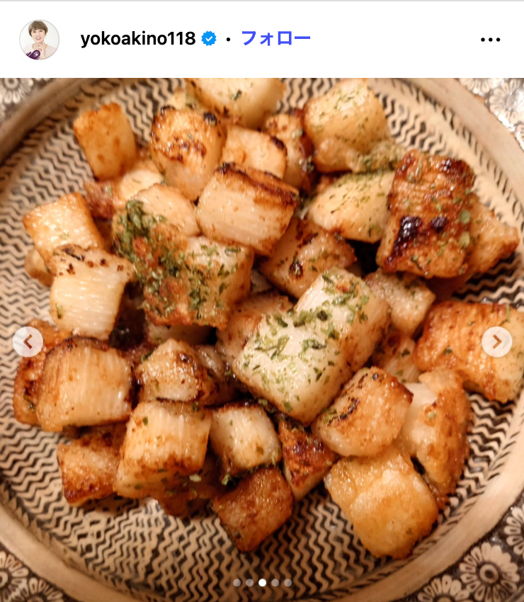 秋野暢子Instagramより