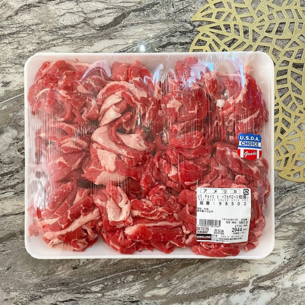 USチョイスビーフ肩ロース切落し