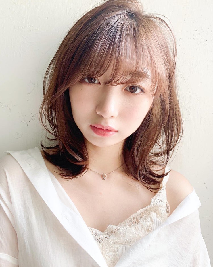 画像1 7 簡単小顔見せ ひし形シルエットの最強ヘアスタイル特集 モデルプレス