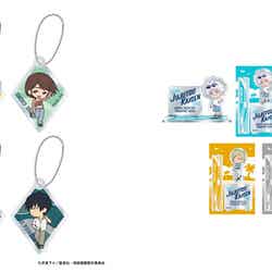 ミニキャラアクリルキーホルダー(ランダム6種) 税込770円、ミニキャラアクリルスタンド(ランダム6種) 税込990円(C)芥見下々/集英社・呪術廻戦製作委員会