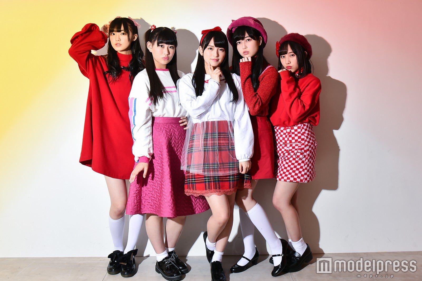 たこやきレインボー（左から）春名真依、根岸可蓮、清井咲希、彩木咲良、堀くるみ（C）モデルプレス