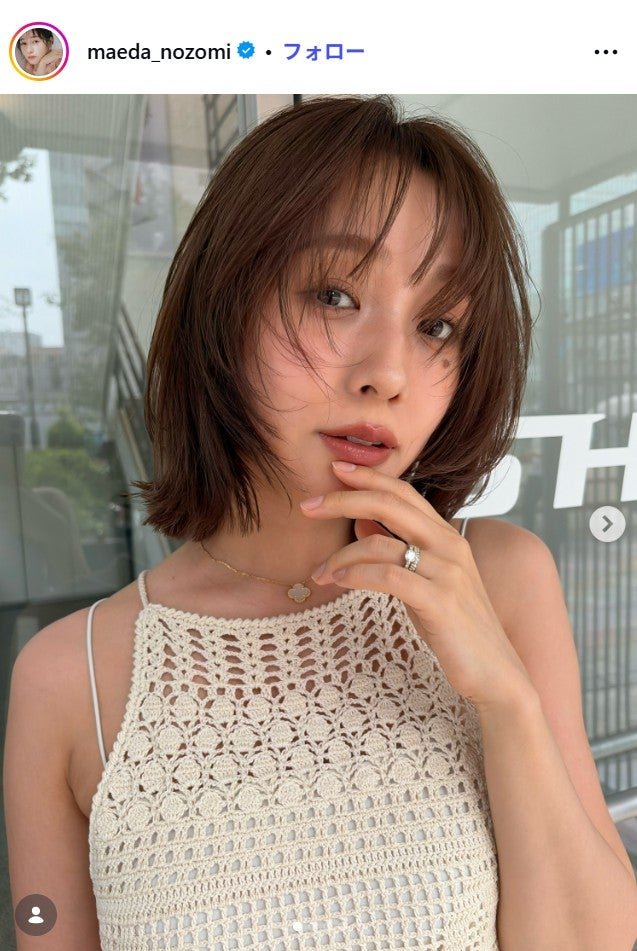 前田希美Instagramより
