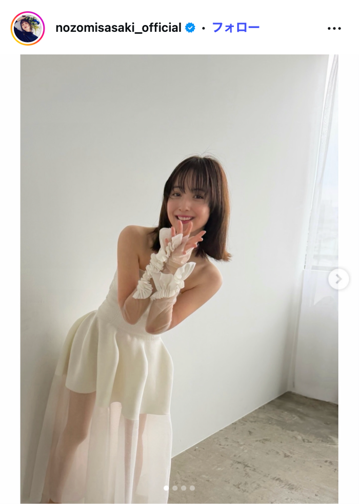 佐々木希Instagramより