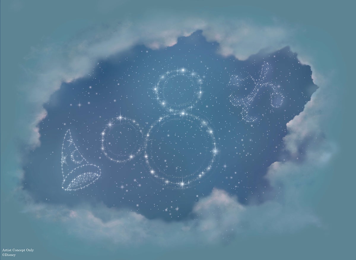 天井画イメージ（C）Disney