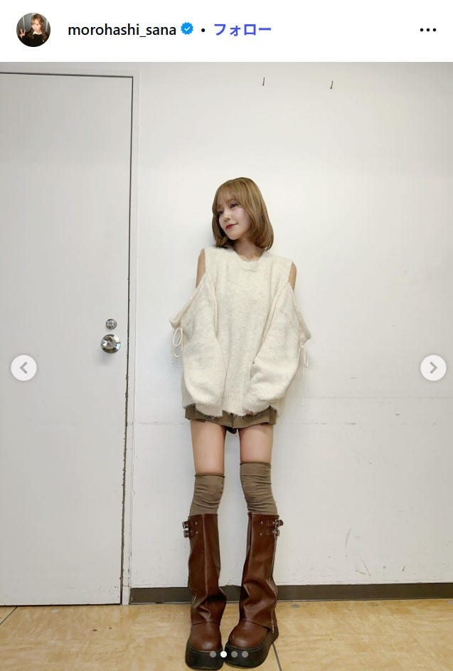 諸橋沙夏Instagramより