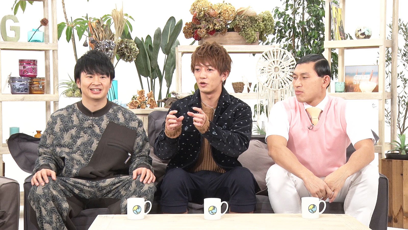 若林正恭、大倉士門、春日俊彰／「あいのり：Asian Journey」第14話より（C）フジテレビ