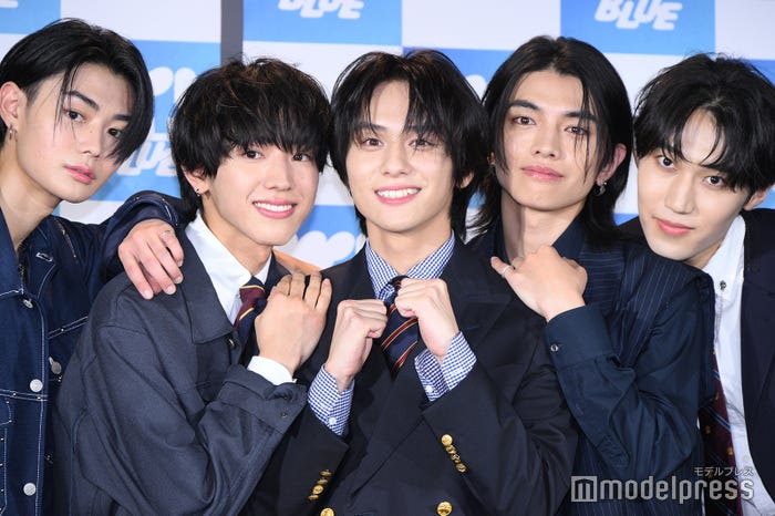 WILD BLUE(左から)鈴陽向、池田優斗、山下幸輝、宮武颯、鈴川直弥(C)モデルプレス