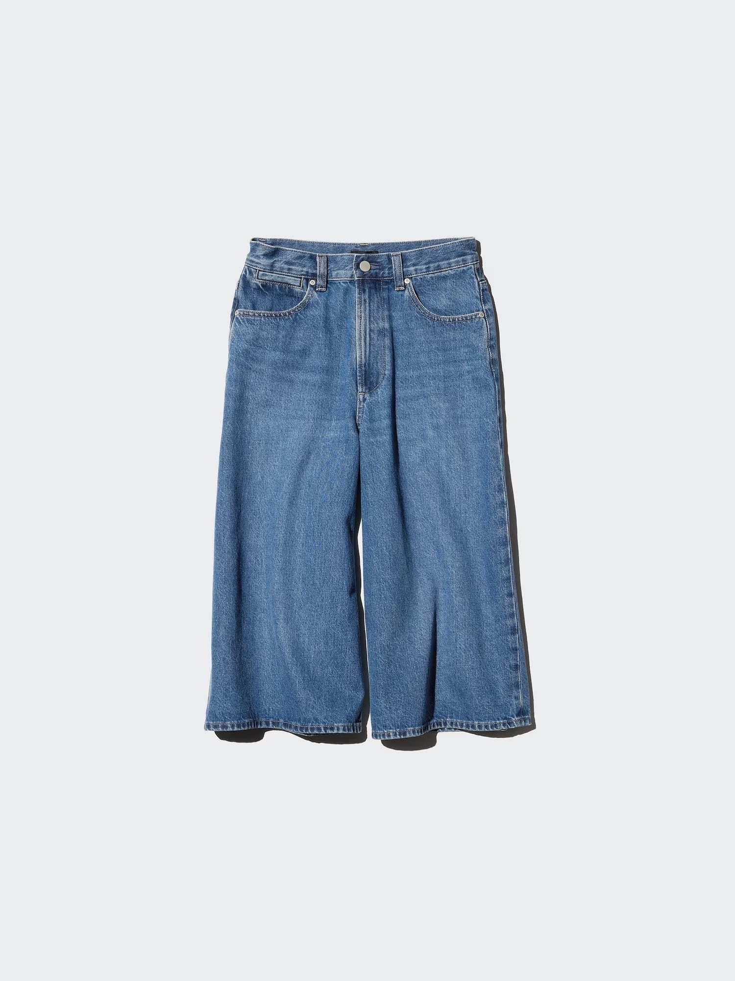 ユニクロ　デニムキュロット　3990円（税込）