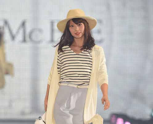 モデル永田レイナ、爽やか春コーデで観客魅了 “サプライズ”も<関コレ2016S/S>
