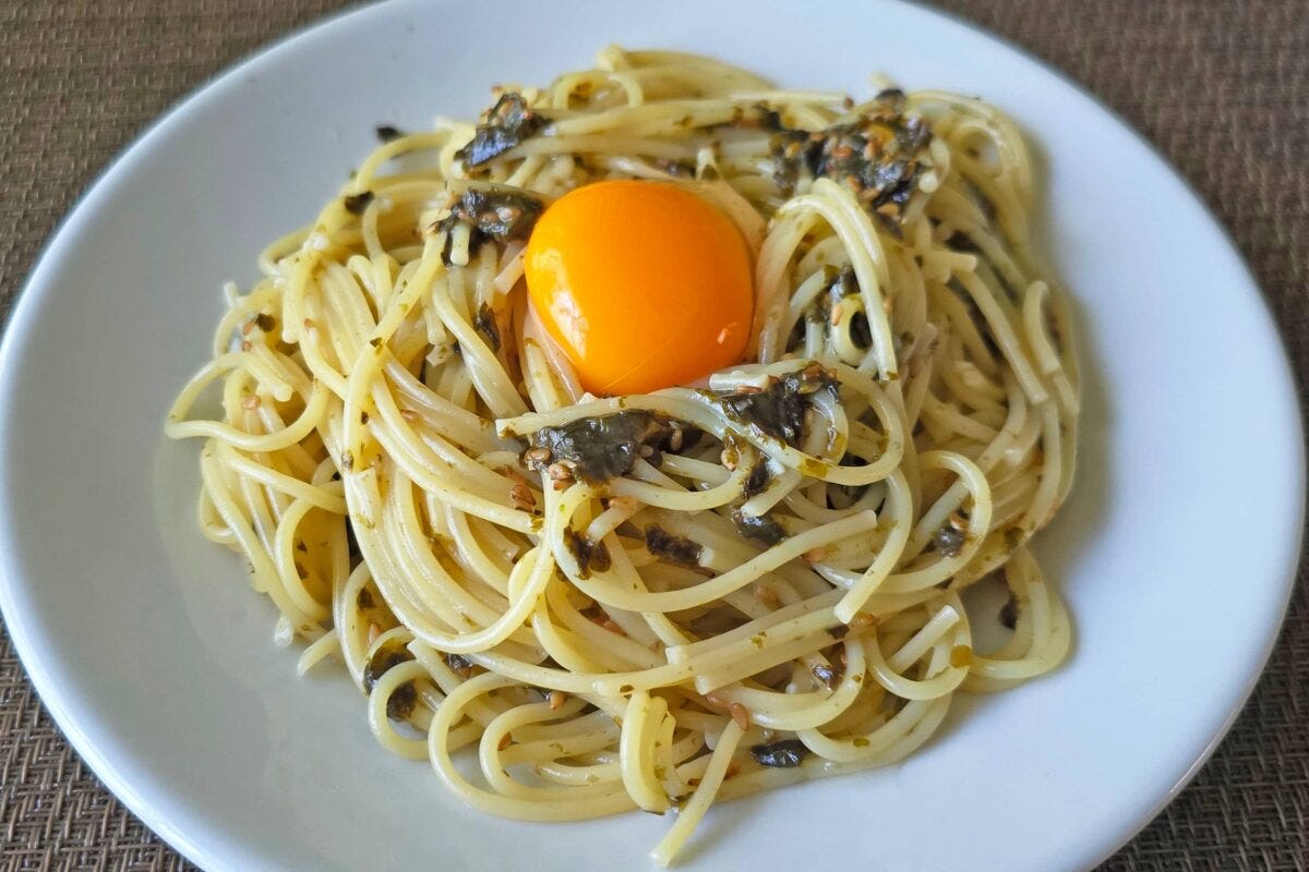 韓国ごまパスタ