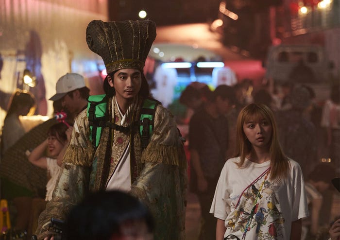 向井理、上白石萌歌「パリピ孔明 THE MOVIE」(C)四葉夕ト・小川亮/講談社 (C)2025 「パリピ孔明 THE MOVIE」製作委員会