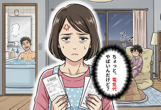 光熱費が予想外の爆上がり！「寒いから仕方ない」と笑う夫に、現実を突きつけた妻の意識改革術
