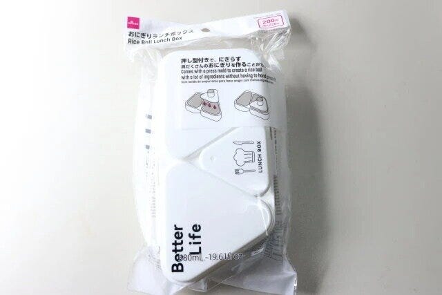 ダイソー おにぎりランチボックス(580mL) パッケージ ダイソー おにぎりランチボックス(580mL) パッケージ