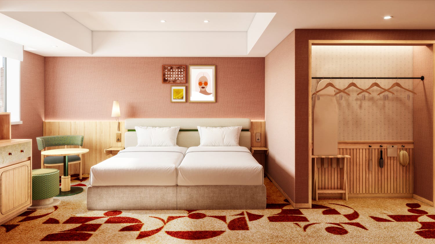 「ザ ロイヤルパークホテル 銀座6丁目」2024年5月開業、洋食レストランや大浴場備えた“GINZA POP”な一軒