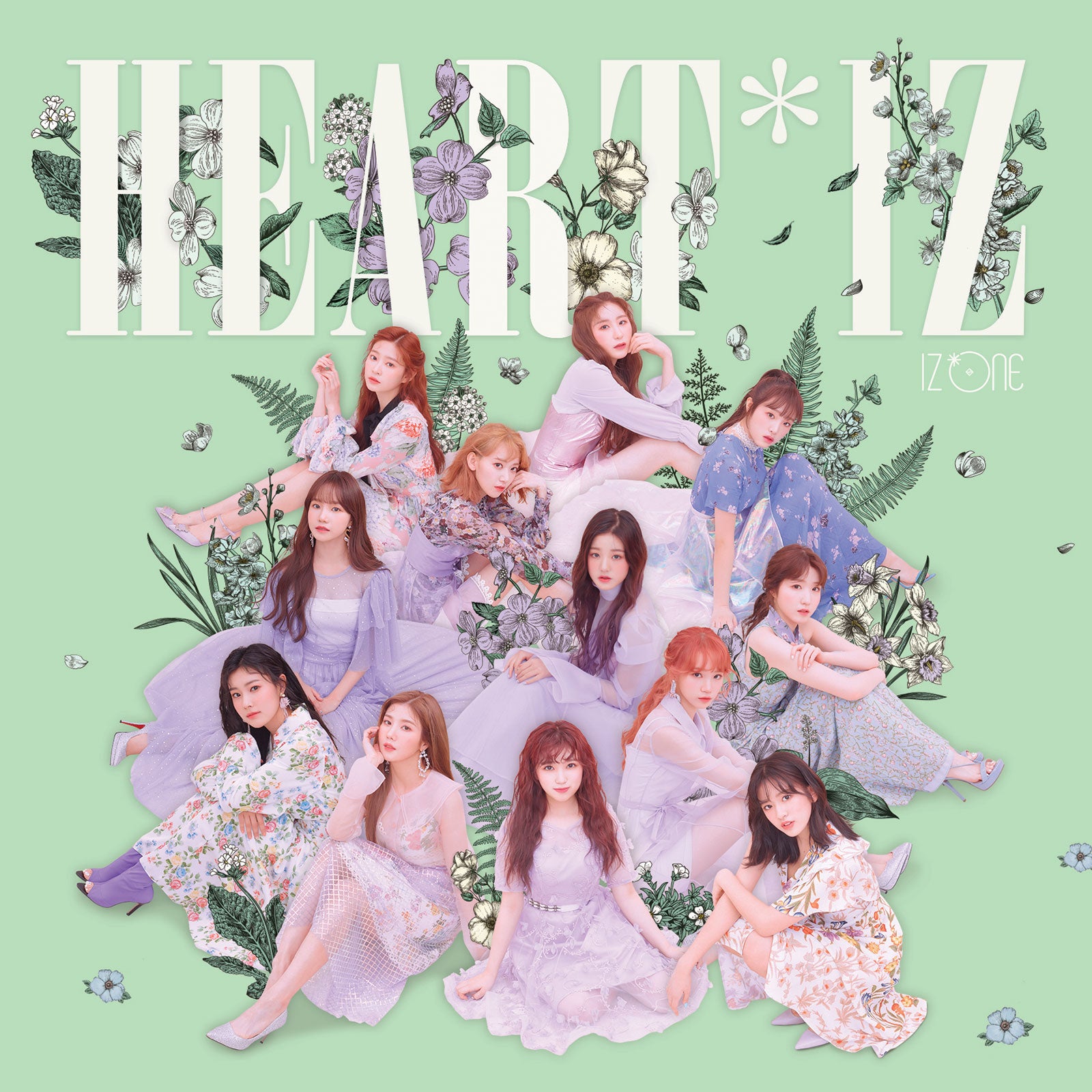 IZ*ONE「HEART*IZ」ジャケット写真（C）OFF THE RECORD