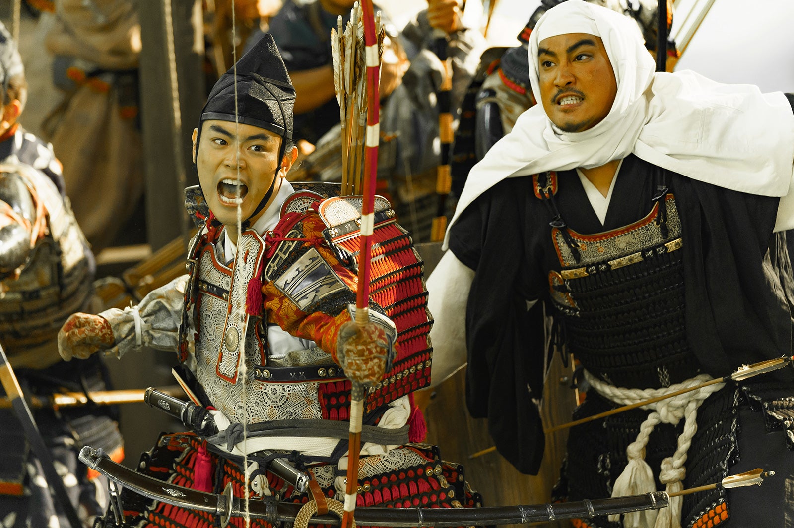 菅田将暉（左）『鎌倉殿の13人』第18回より（C）NHK