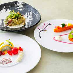 東京ディズニーランドホテル カンナ ディズニー・パルパルーザ“ヴァネロペのスウィーツ・ポップ・ワールド”プレシャスカンナ(ランチコース) ¥8,000 期間:3月9日(月)~5月10日(日)C)Disney