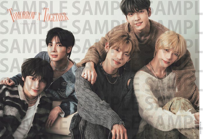 TOMORROW X TOGETHER/ピンナップ表面(画像提供:小学館)