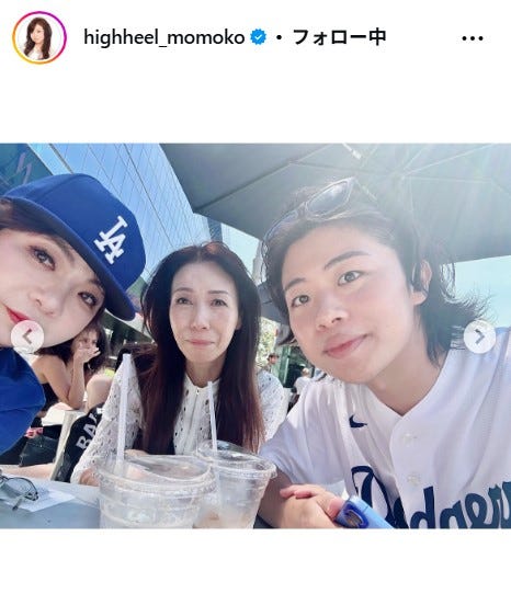 ハイヒール・モモコInstagramより