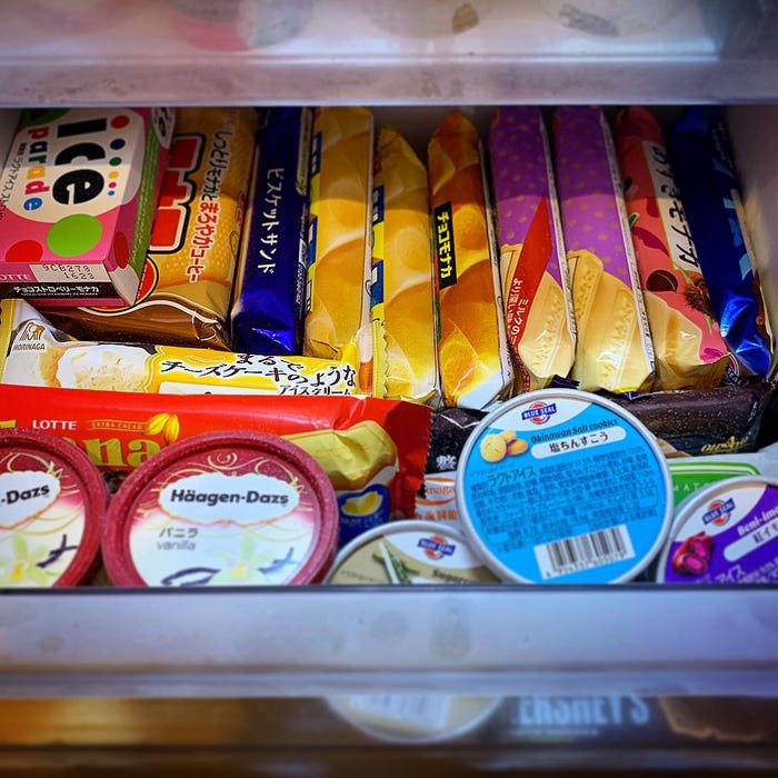 シズリーナ宅のアイス専用冷凍庫