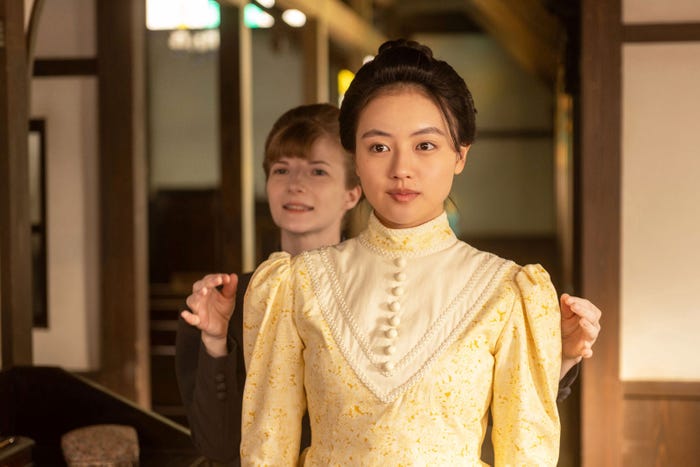 アニャ・フロリス、上坂樹里「風、薫る」第12話(C)NHK