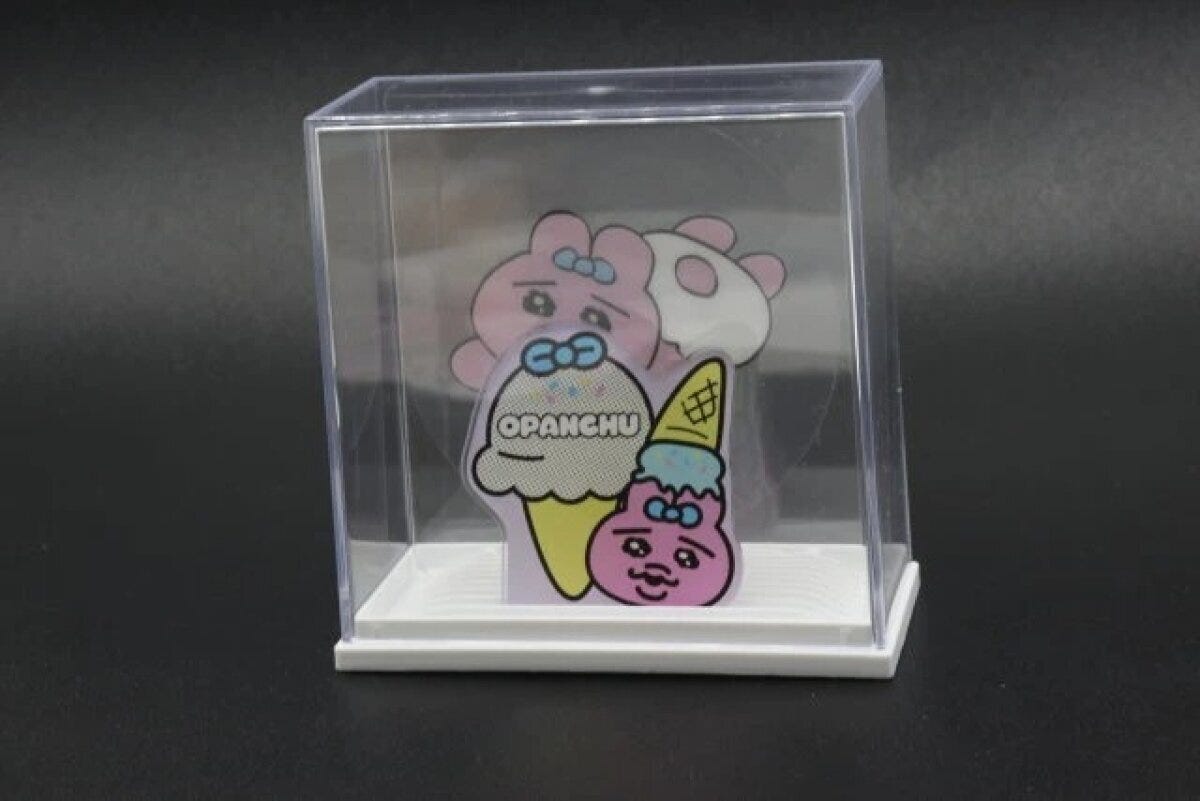 ダイソー　コースターディスプレイケース　使用例