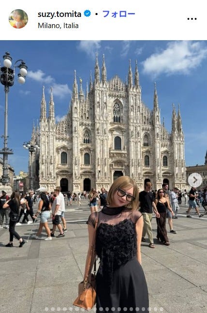 富田鈴花Instagramより