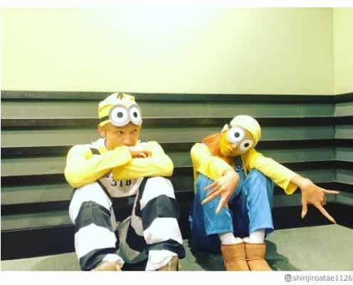 AAA與真司郎&青山テルマ、おそろ“ミニオン”コスプレが「可愛すぎ」と話題