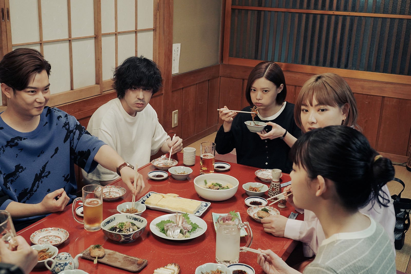 千葉雄大、若葉竜也、杉咲花、野呂佳代、中村里帆「アンメット ある脳外科医の日記」第9話より（C）カンテレ