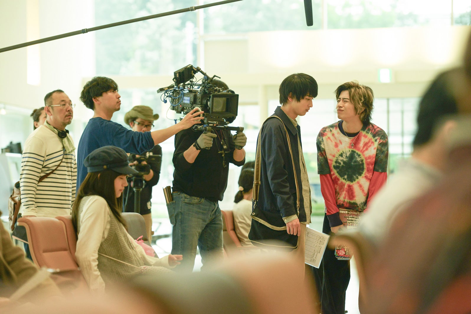 清原果耶・横浜流星・飯島寛騎／撮影現場に潜入（C）2018「愛唄」製作委員会