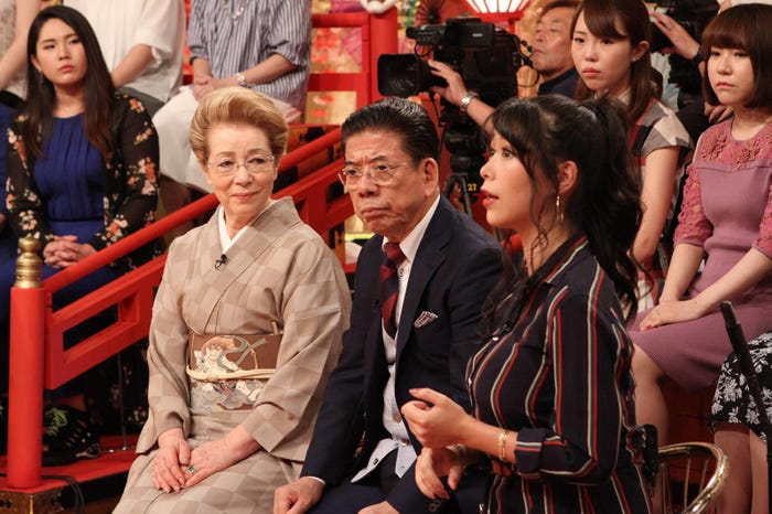 西川ヘレン、西川きよし、紅蘭(C)フジテレビ