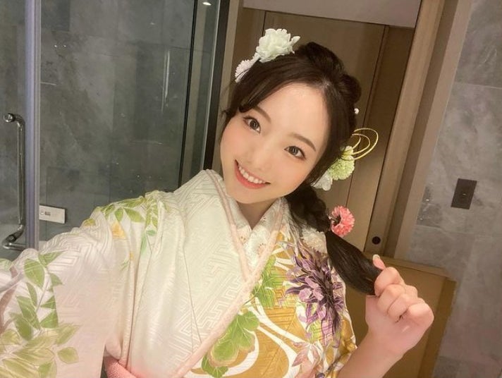 “新成人”フィギュア本田真凛、ピンク＆緑の振袖ショット公開「可愛すぎる」「お姫様」と反響