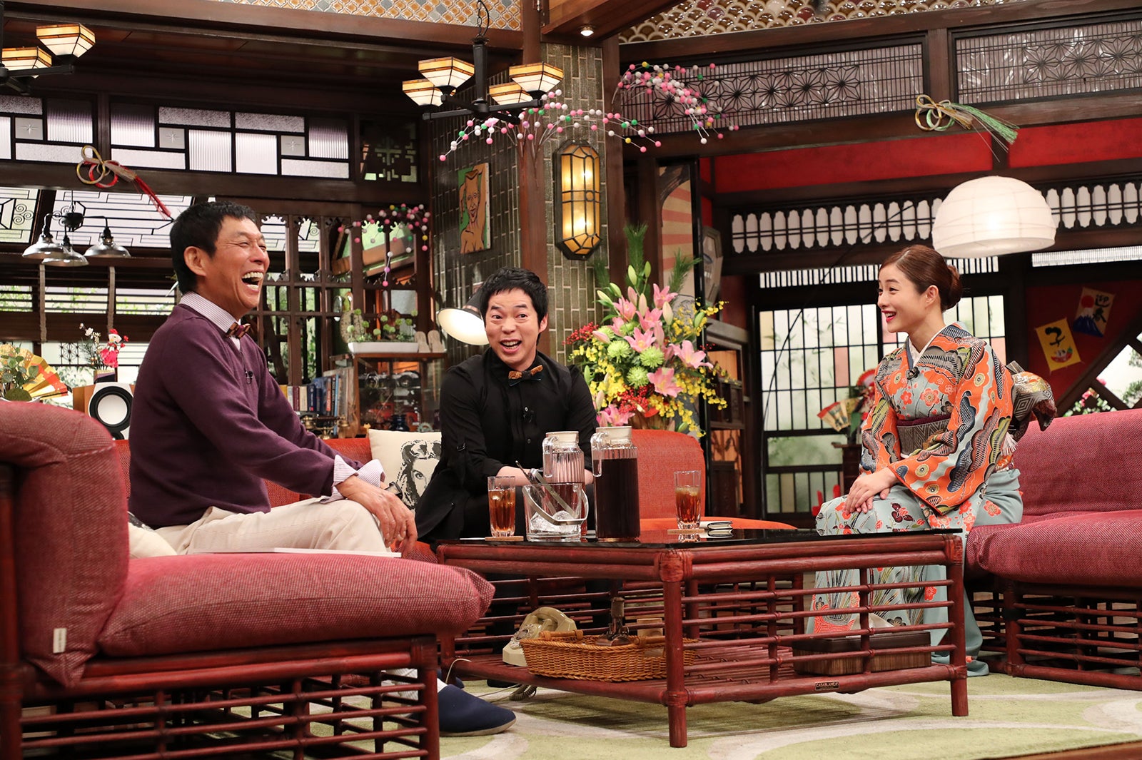 明石家さんま、今田耕司、石原さとみ（C）カンテレ