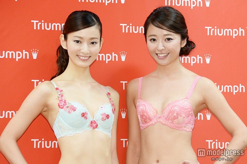 下着姿で美ボディ披露 ミス・ワールド日本代表＆理系女子、新イメージガールに決定 - モデルプレス