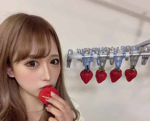 伊藤桃々、“家でできるいちご狩り”に「真似したい」の声続出 熊田曜子らも実践