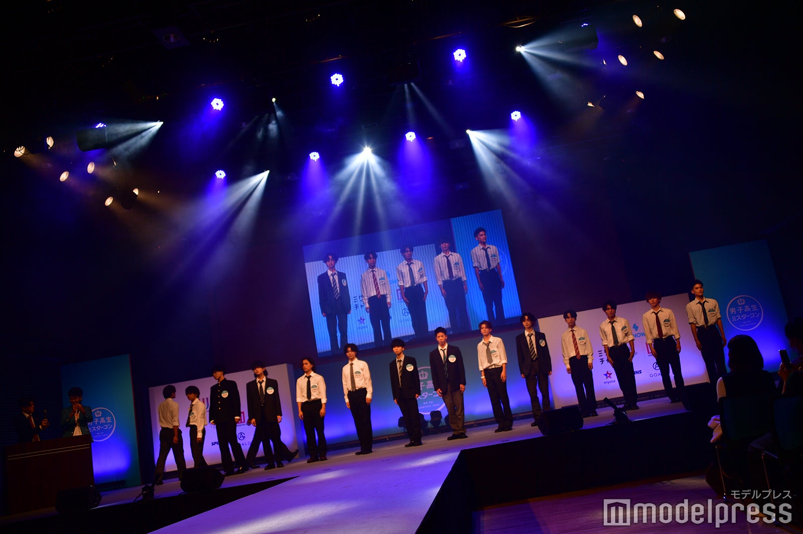 「男子高生ミスターコン2022」ファイナル審査の様子（C）モデルプレス