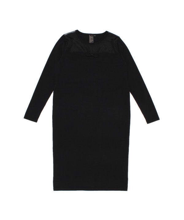 シアー切り替えワンピース「Sov.」25,000円(税抜)/画像提供:DOUBLE STANDARD CLOTHING Night
