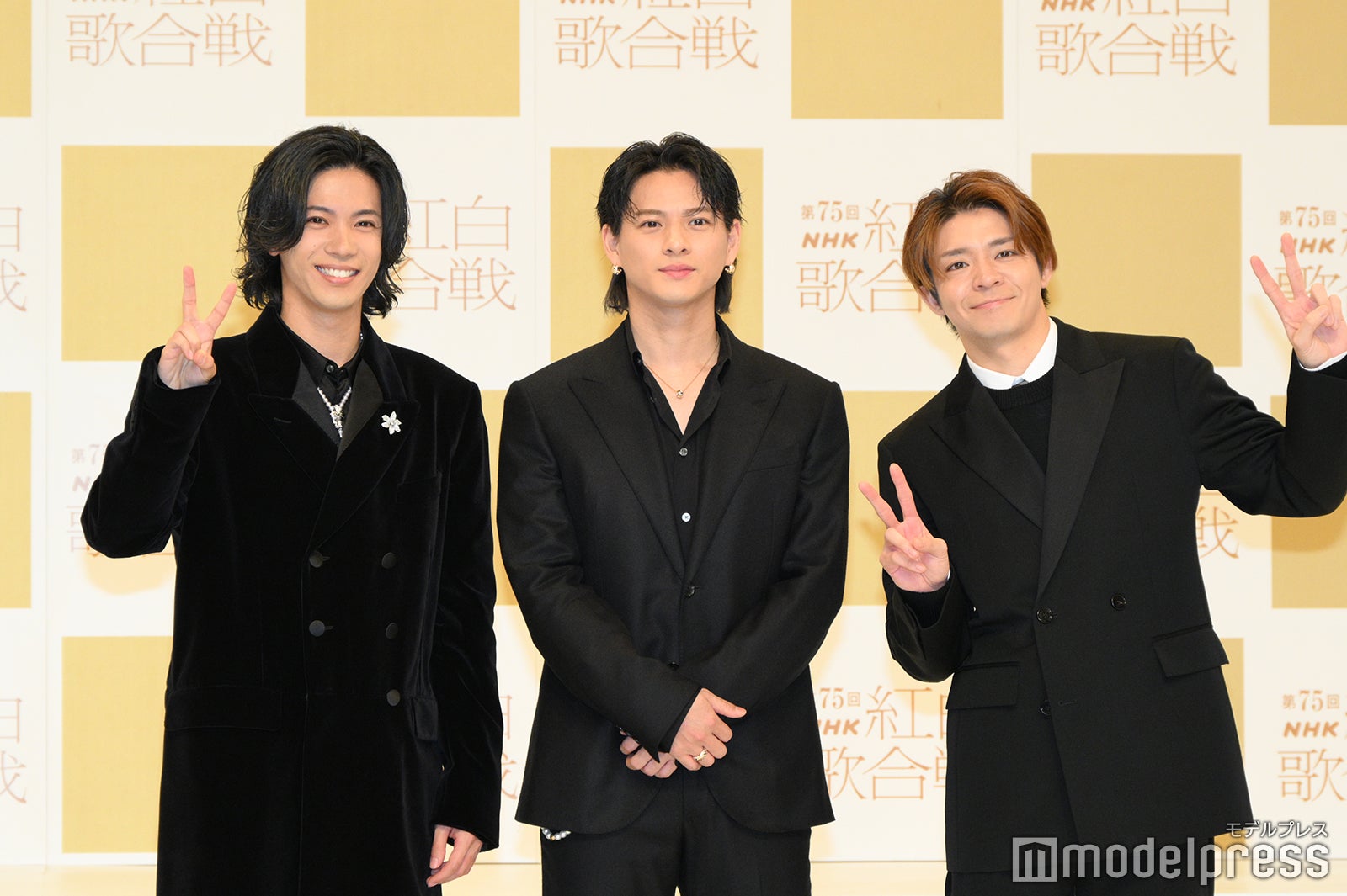 Number_i（左から）神宮寺勇太、平野紫耀、岸優太（C）モデルプレス