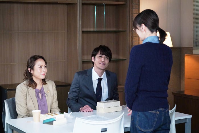 佐藤仁美、宮野真守、北川景子 「女神の教室~リーガル青春白書~」第7話より(C)フジテレビ