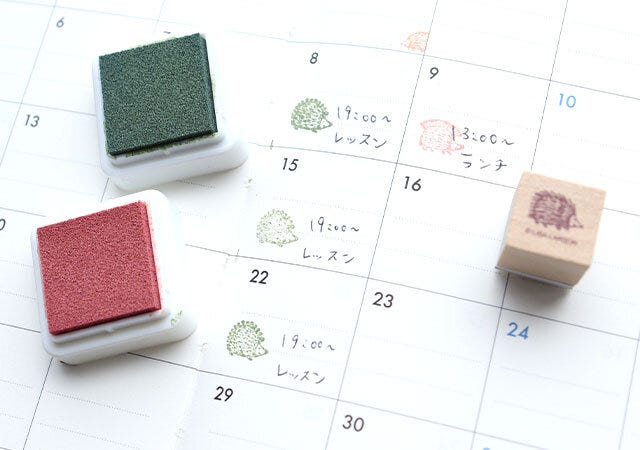 2色インクセット リサ・ラーソン木製スタンプセット2色インクセット