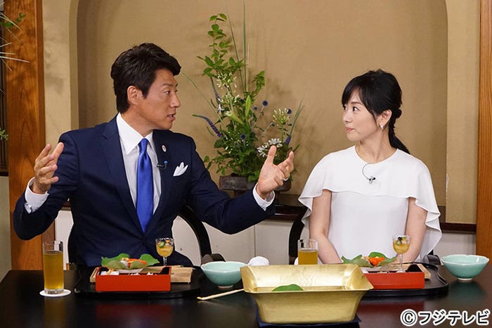 松岡修造、高島彩(C)フジテレビ
