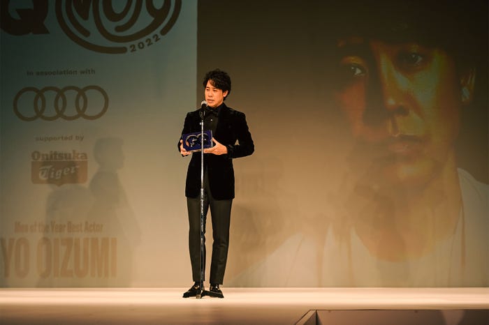 大泉洋「北海道!」と呼びかける観客に「うるさいな!」/「GQ MEN OF THE YEAR 2022」Photographed by ogata_photo(C)2022 CONDE NAST JAPAN.All rights reserved.