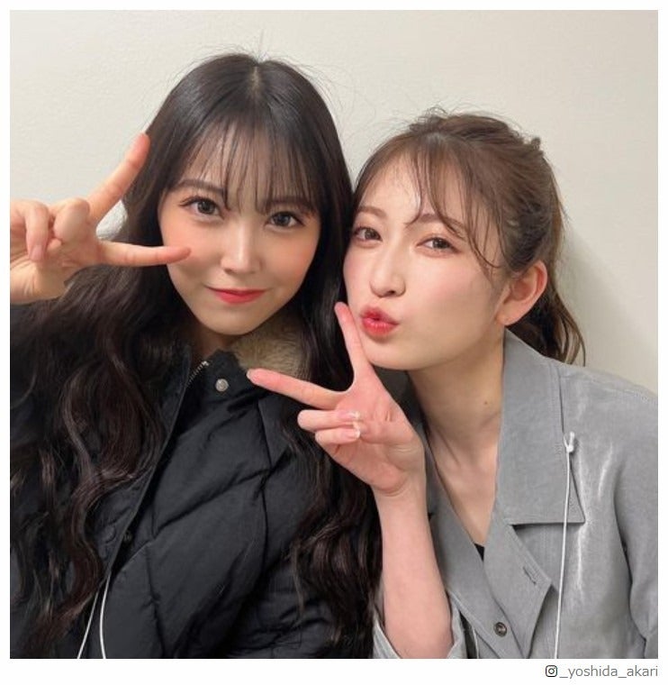 元NMB48・1期生吉田朱里＆白間美瑠、久々再会「いつまでも妹」“あかみるフォーエバー”ファン歓喜