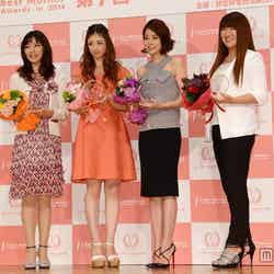 （左から）小室淑恵、小倉優子、内田恭子、北斗晶
