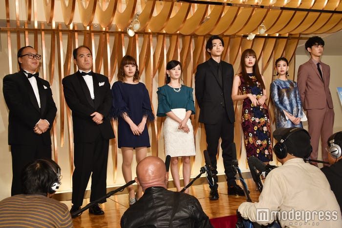 たかし、斎藤司、門脇佳奈子、上西恵、竜星涼、内田理央、森川葵、上杉柊平(C)モデルプレス、