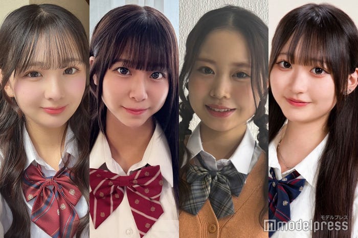 「女子高生ミスコン2025」関東エリア暫定上位4人