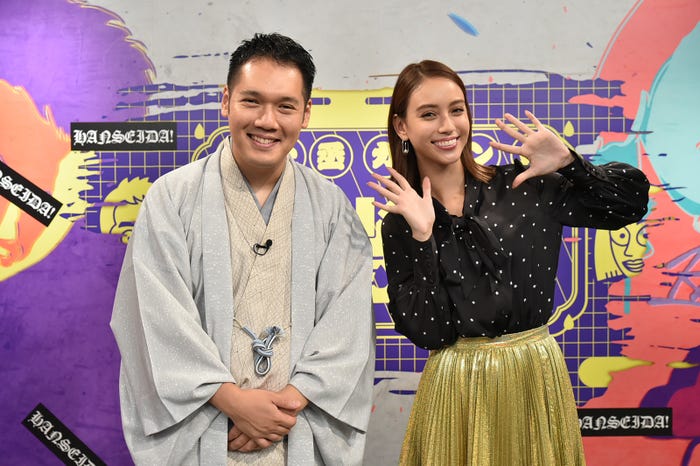 神田松之丞、滝沢カレン(C)テレビ朝日
