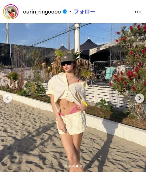 王林Instagramより