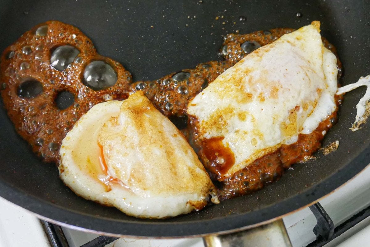 まかない目玉焼き丼